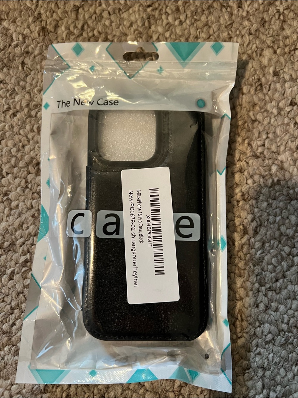 Black Phone Cases for 6.1-inch iPhone 16 Pro - Sleek Protective Cover